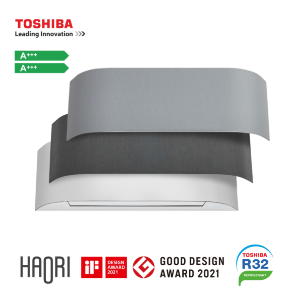 Хиперинверторен климатик Toshiba RAS-B10N4KVRG-E+RAS-10J2AVSG-E HAORI, 10000 BTU, Клас А+++